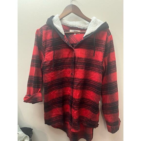 CiSono Women’s Plaid Jacket Size 
Medium - Picture 1 of 4